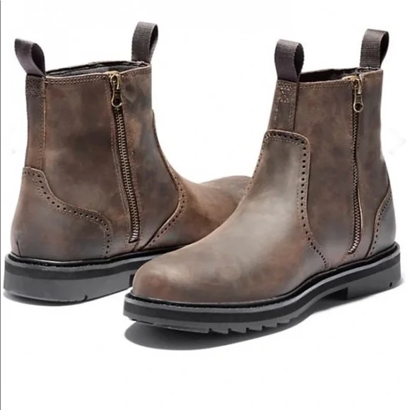 TIMBERLAND
Mens A2KE6 Squall Canyon Chelsea Boot in Dark Brown - Picture 2 of 5